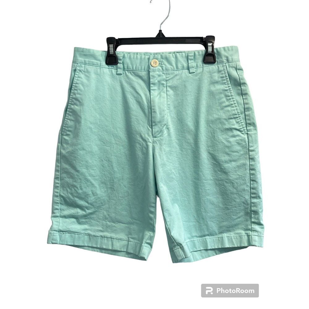 Vineyard Vines Mens‎ Size 30 Mint Green Flat Front Breaker Chino Shorts